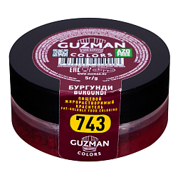 Краситель сухой жирорастворимый №743 Бургунди "GUZMAN" 5 гр